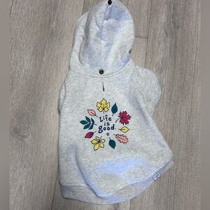 LIFE IS GOOD pet DOG HOODIE SWEATSHIRT SIZE Small NWOT